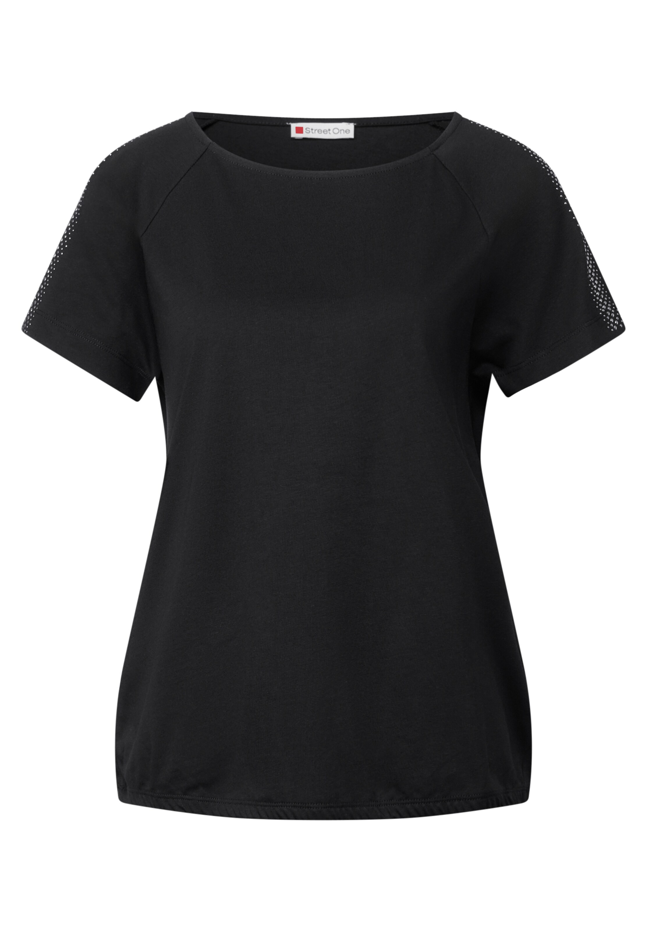 STREET ONE T-Shirt in Schwarz: Vorderseite