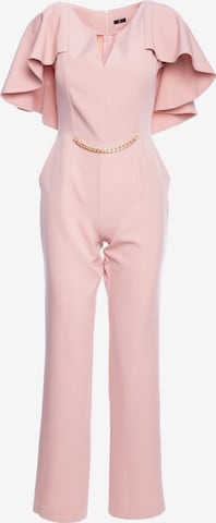 made of emotion - Jumpsuit en rosa: frente