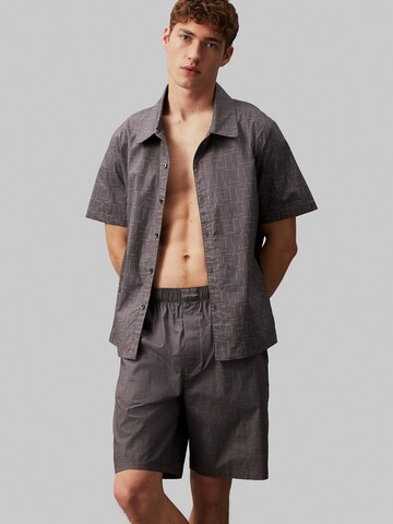 Pyjama court 'Pure' Calvin Klein Underwear en gris : devant