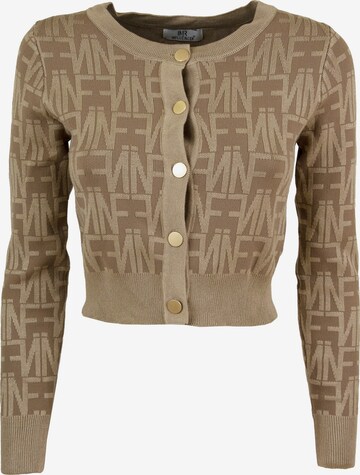 Influencer Knit Cardigan in Beige: front