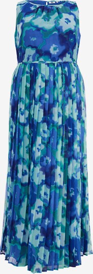 WE Fashion Šaty - modrá melírovaná / zelená, Produkt