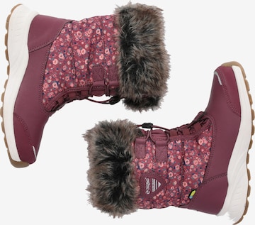 ZigZag Snow Boots 'Wesend' in Pink