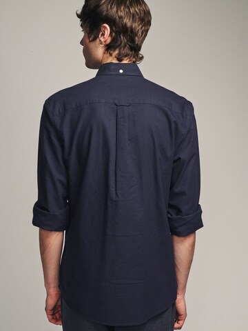 Next Slim fit Srajca | modra barva