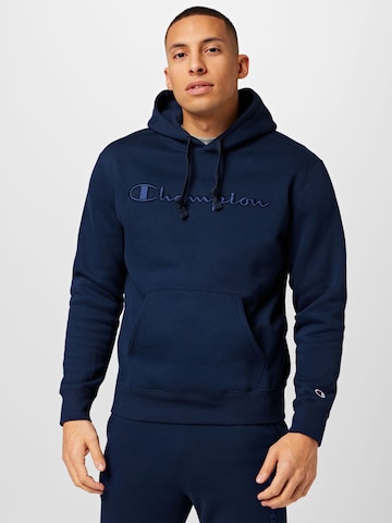 Champion Authentic Athletic Apparel - Sweatshirt em azul: frente