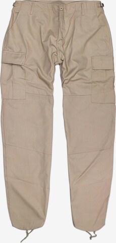 Pantalon cargo 'Terrain' normani en beige : devant