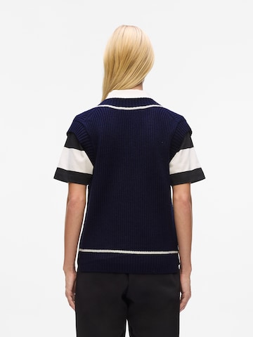 Karl Lagerfeld - Chaleco de punto en azul