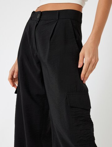 Koton Wide leg Bandplooibroek in Zwart