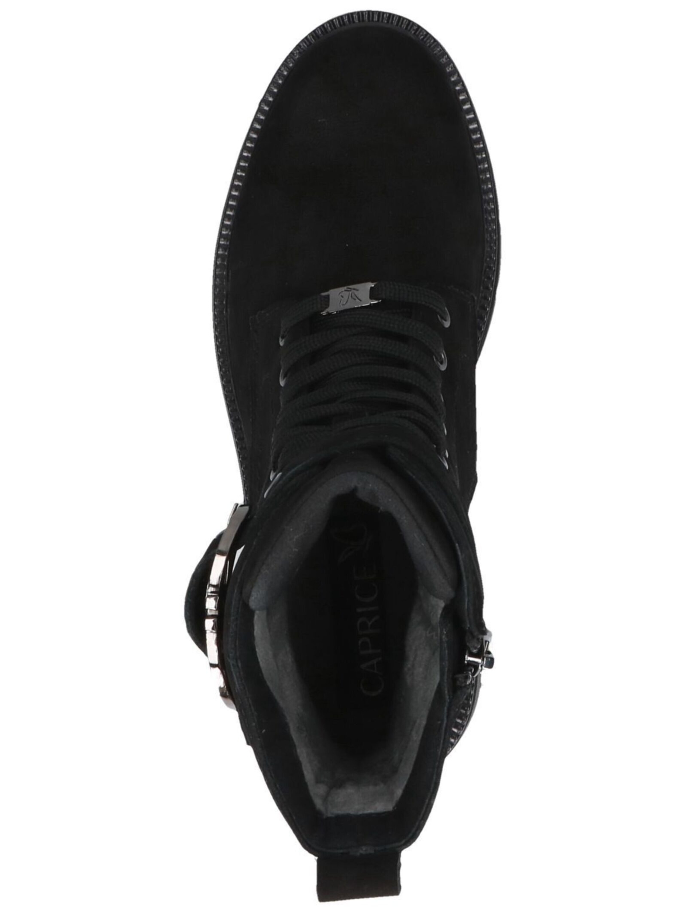 CAPRICE Schnürstiefelette in Schwarz