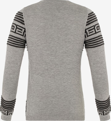 CIPO & BAXX Strickpullover in Grau