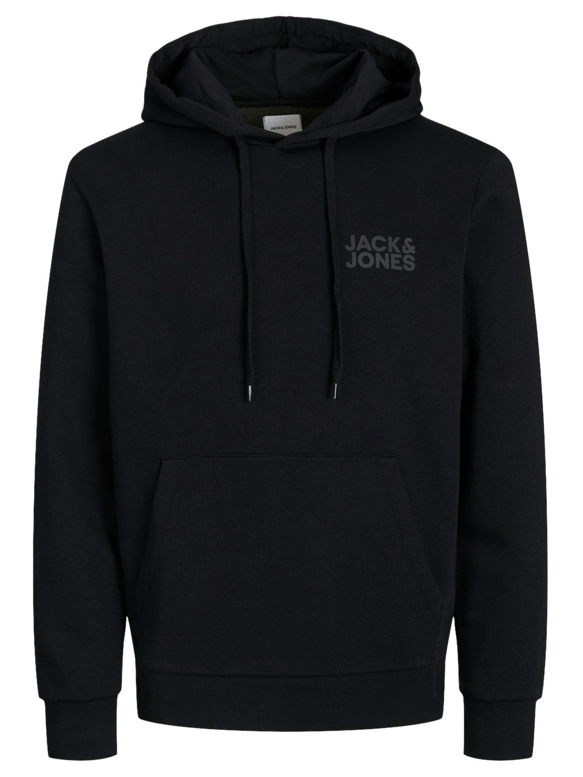 JACK & JONES Sweatshirt 'Corp'‌‌‌‌‌‌‌‌‌‌ in Schwarz: Vorderseite