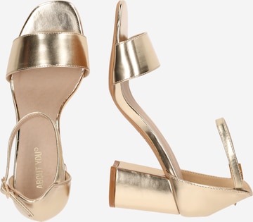 ABOUT YOU - Sandalias 'Alisha' en oro