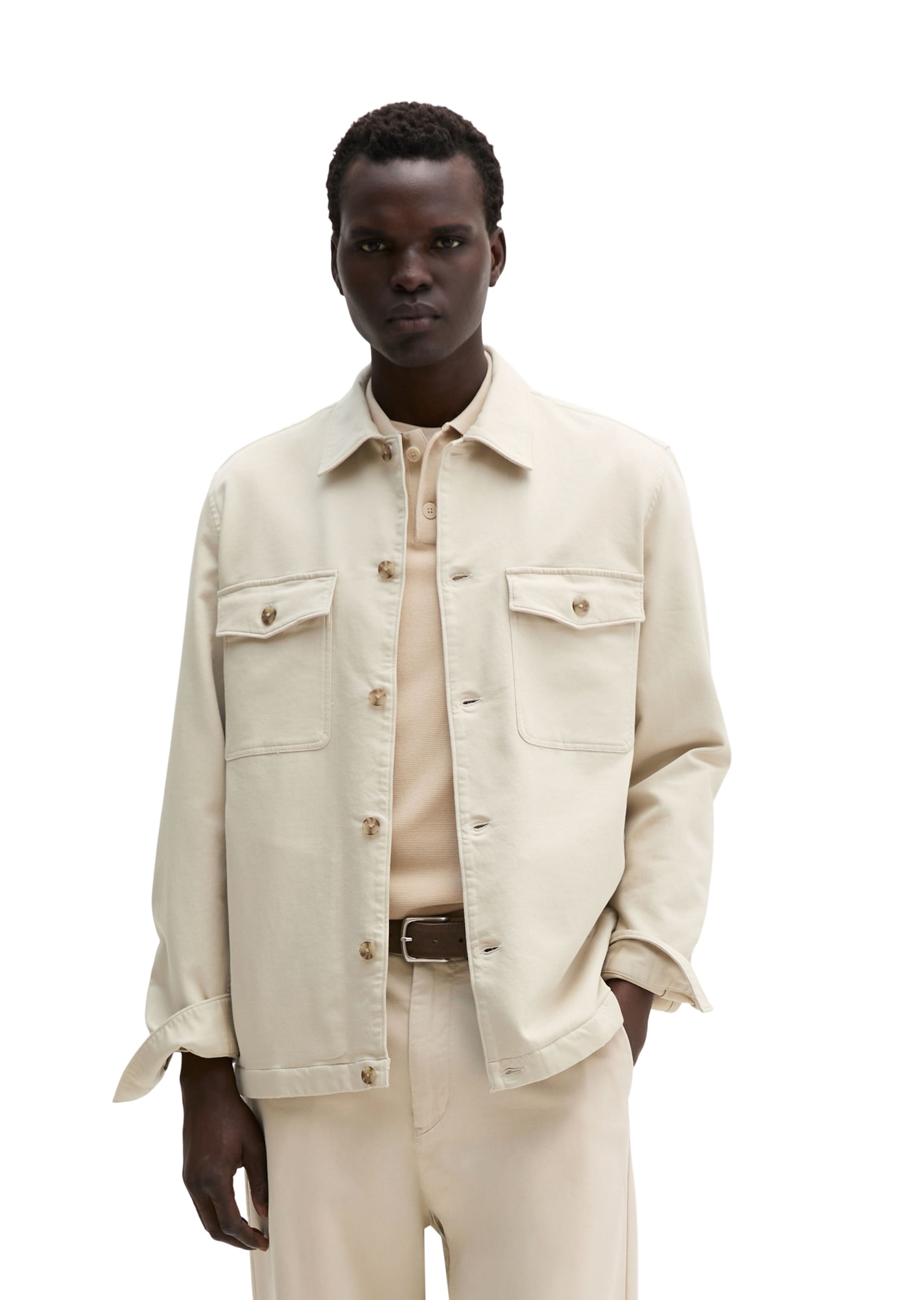 Marc O'Polo Tussenjas in Beige: voorkant