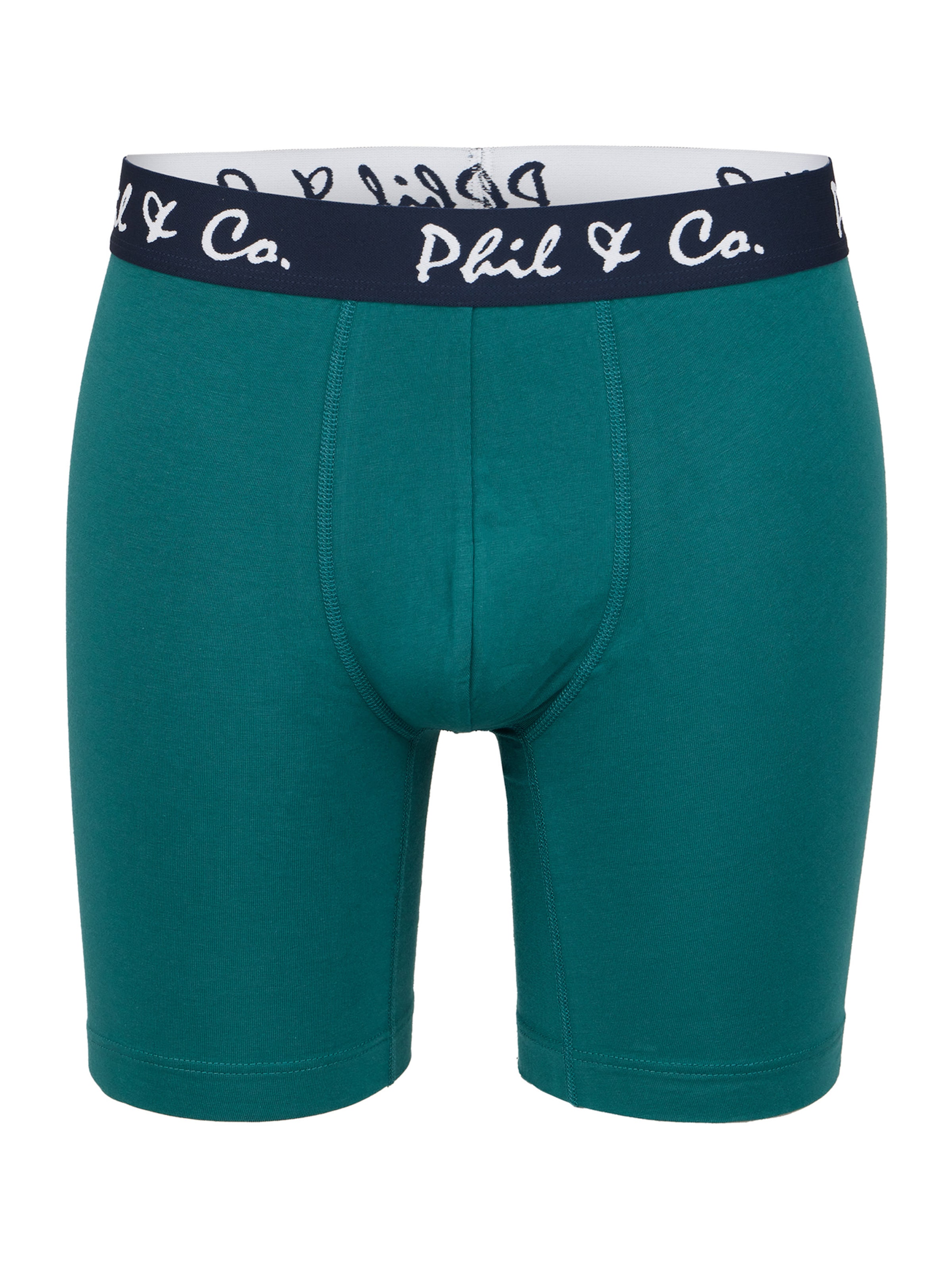 Phil & Co. Berlin Boxer shorts ' Long Boxer ' in Blue