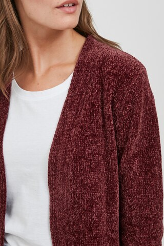 Oxmo Cardigan 'Elisabet Knit' in Rot