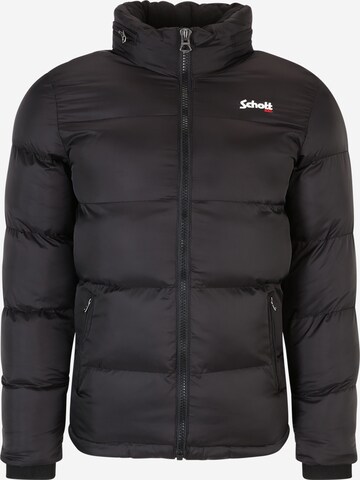Schott NYC Winter Jacket 'Idaho' in Black: front