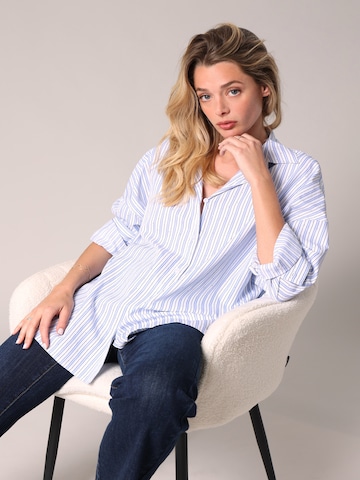 Chemisier 'Owany' Deeluxe en bleu