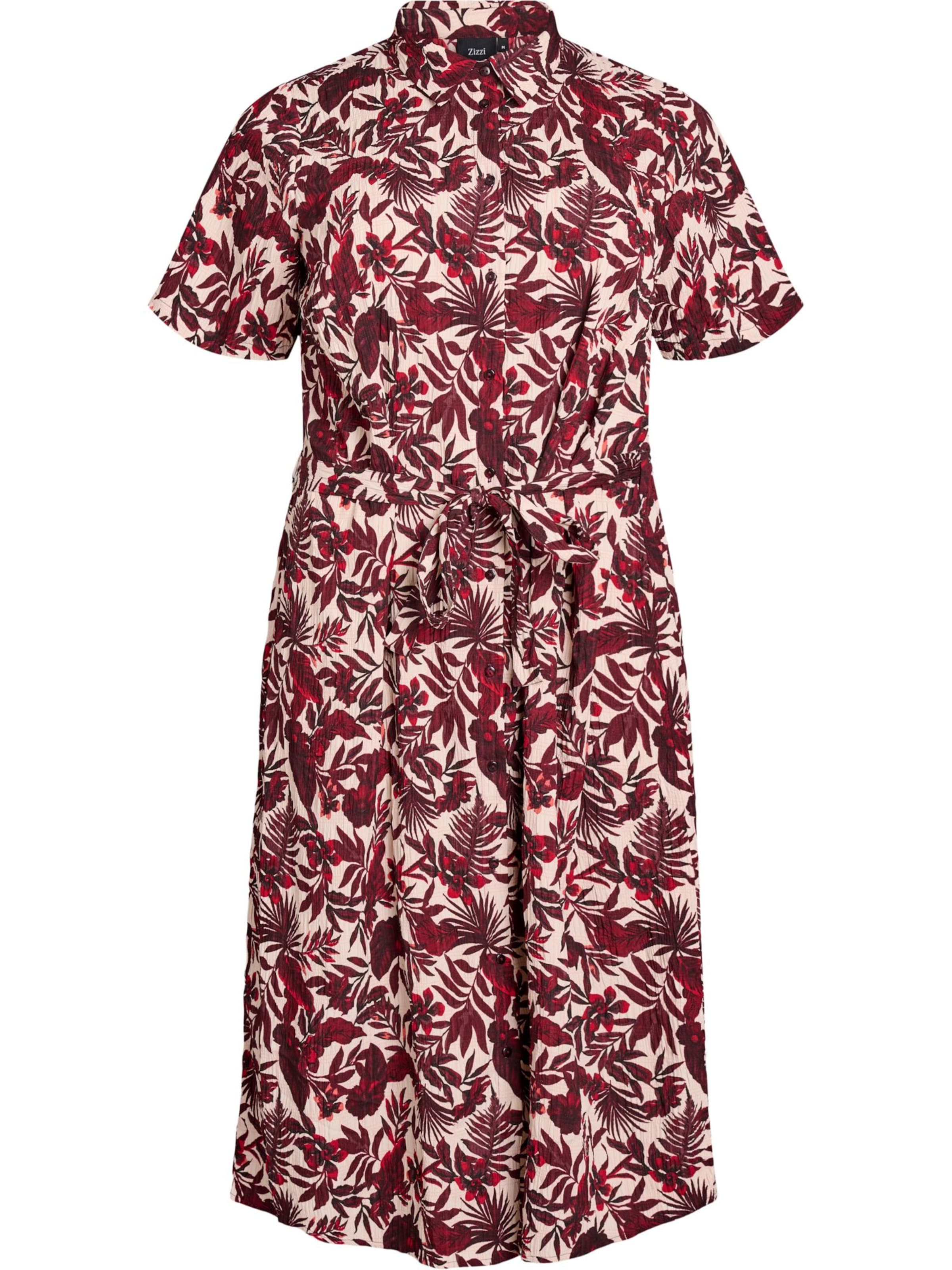 Zizzi Blusekjole 'EHANNAH' i rød: forside