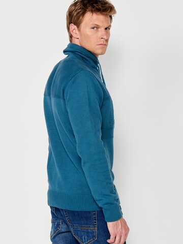 Pull-over KOROSHI en bleu