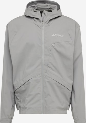 ADIDAS TERREX - Chaqueta de montaña 'Xploric' en gris: frente