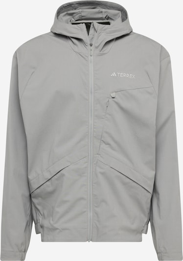 ADIDAS TERREX Outdoor jacket 'Xploric' in Grey / White, Item view