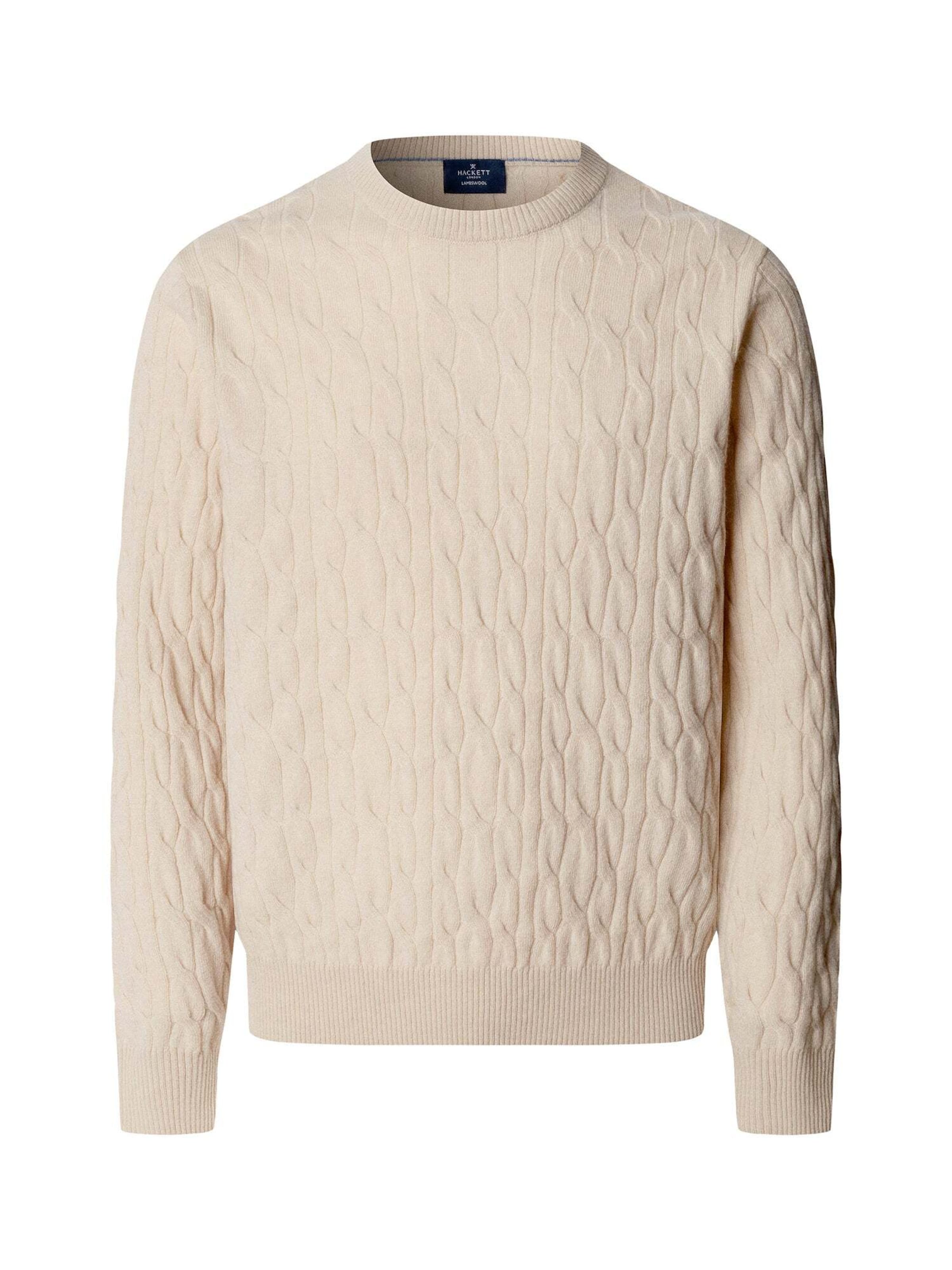 Pullover di Hackett London in beige: frontale
