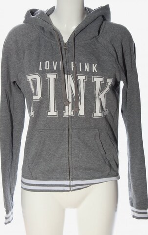 PINK Kapuzensweatshirt in S in Grey: front