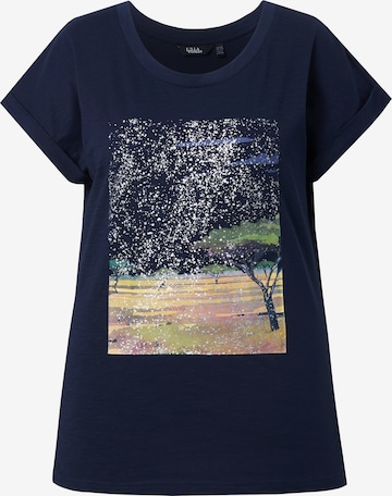 Ulla Popken Shirt in Blau: Vorderseite