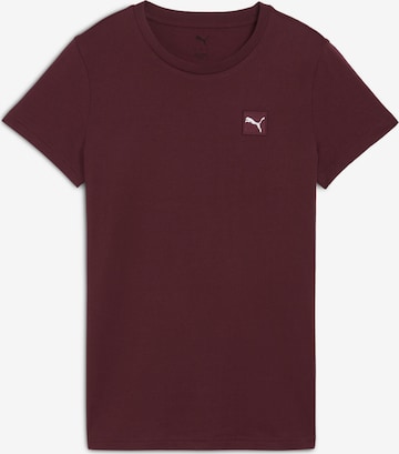 PUMA Shirt 'Ess Elevated' in Rood: voorkant