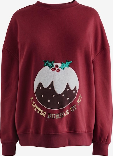 Megztinis be užsegimo iš Next, spalva – burgundiško vyno spalva, Prekių apžvalga