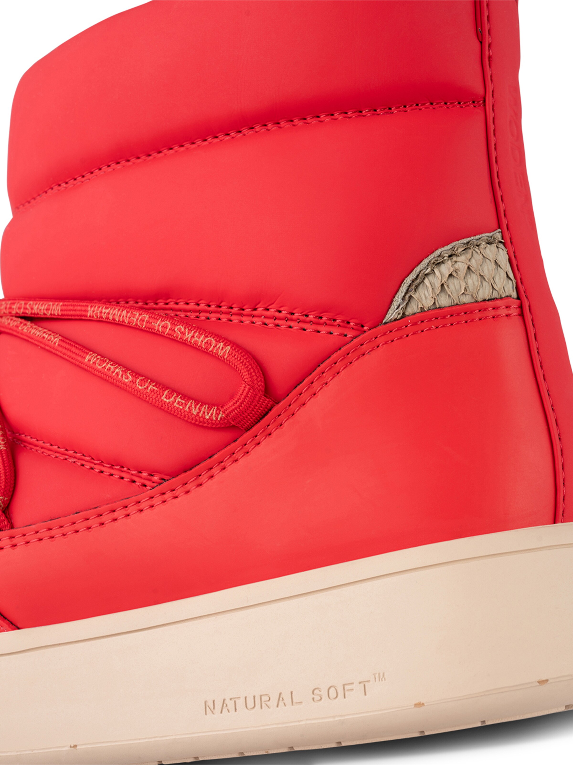 WODEN Snowboots 'Isa' i rød