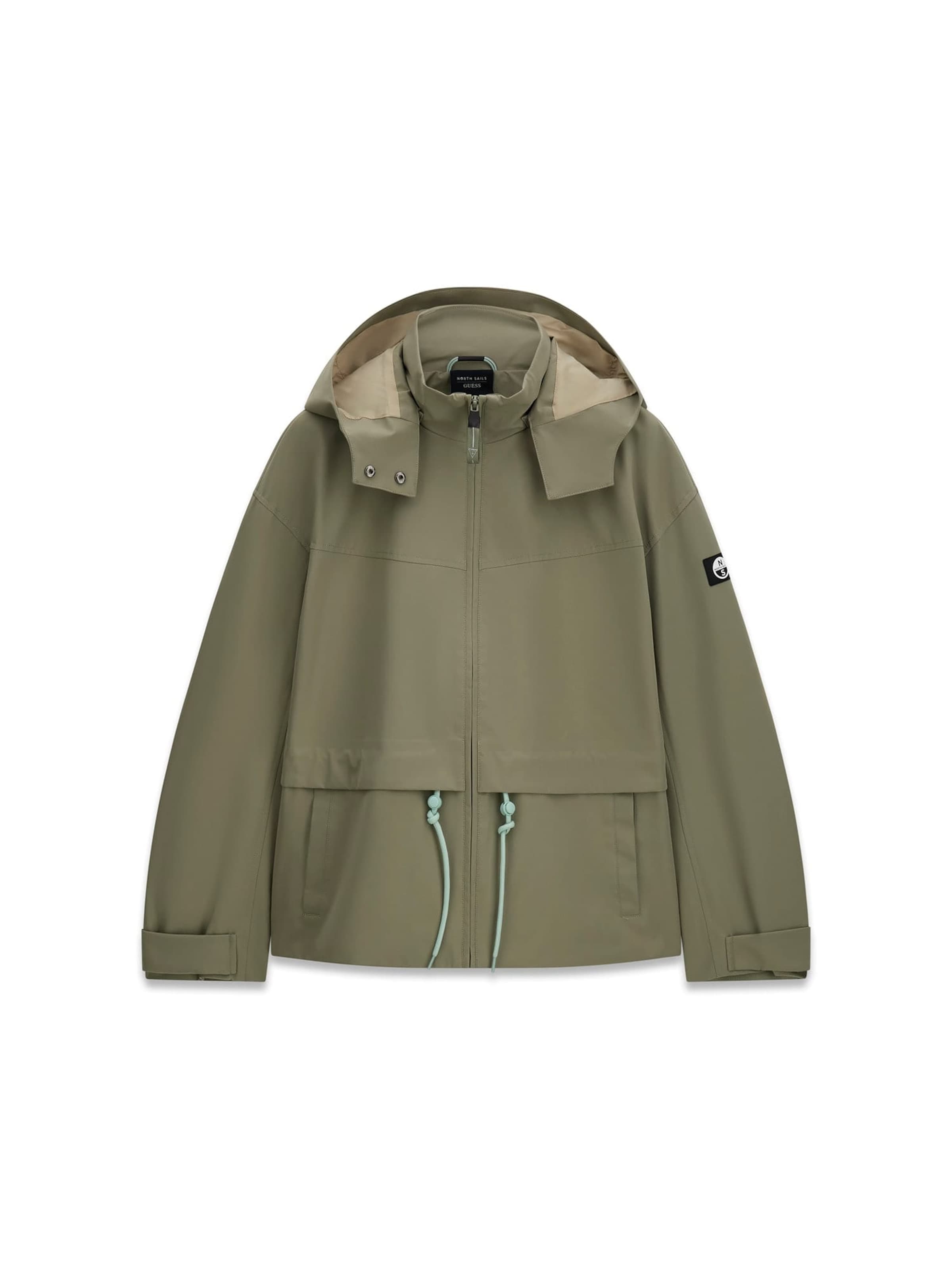 GUESS Funktionsjacke in Grün: Vorderseite