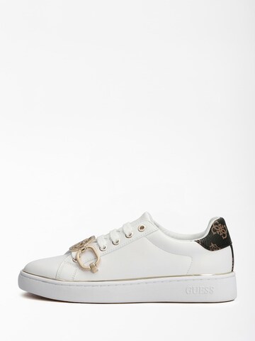 Sneaker low de la GUESS pe alb