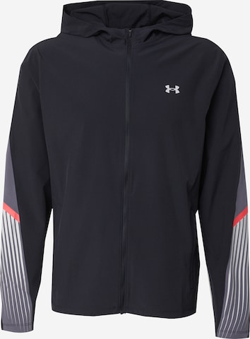 juoda UNDER ARMOUR Sportinė striukė 'Velociti Storm': priekis