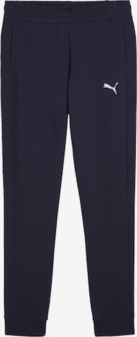 PUMA Tapered Workout Pants in Blue: front