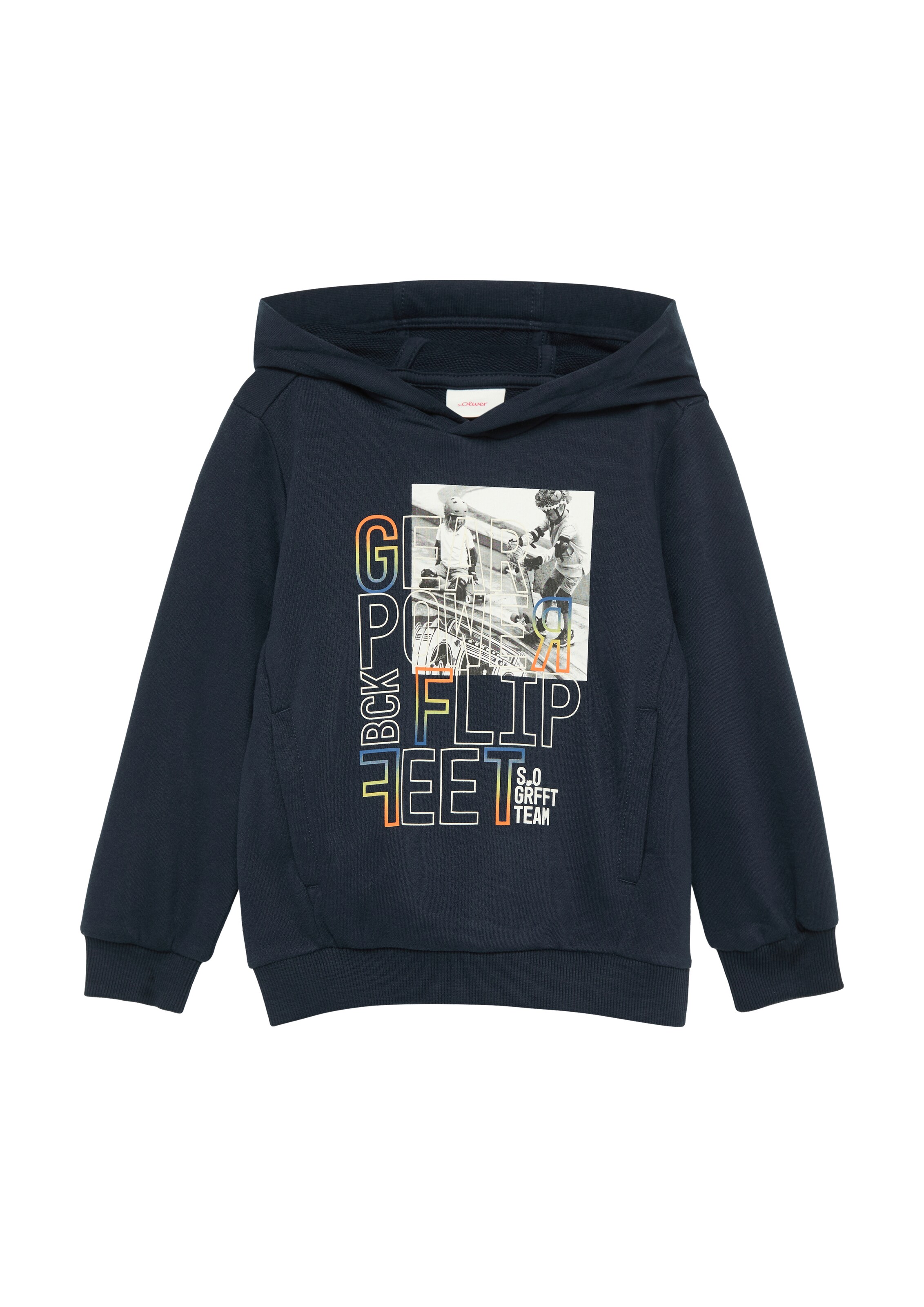 s.Oliver Sweatshirt in Blue: front