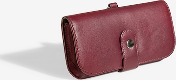 Friedrich23 Etui 'Brillenetui - Leder' in Rood: voorkant