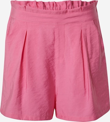 SISTERS POINT Pleat-Front Pants 'ELLA' in Pink: front