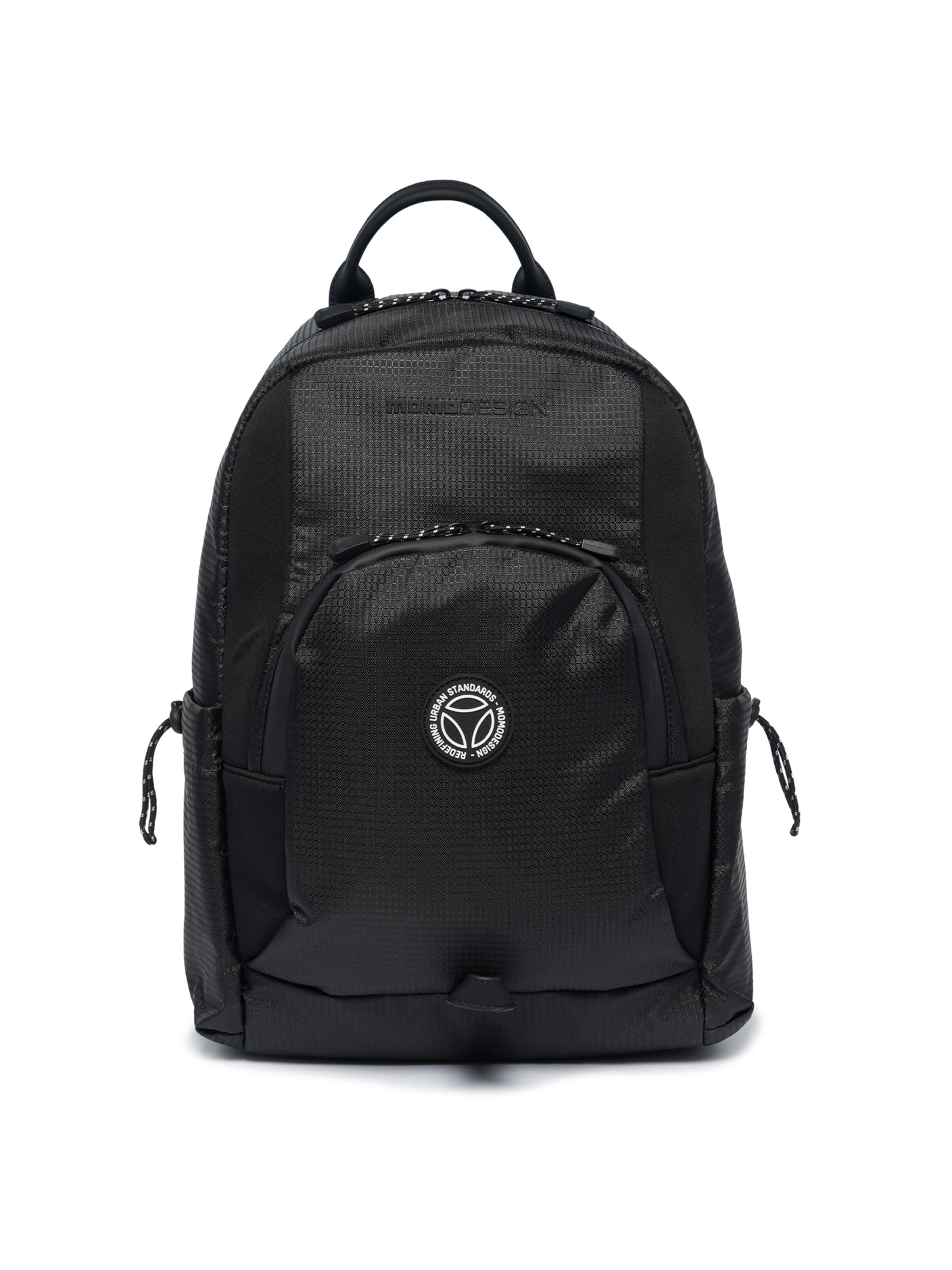 Zaino di Momo Design in nero: frontale