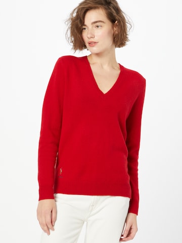 Pullover di Polo Ralph Lauren in rosso: frontale