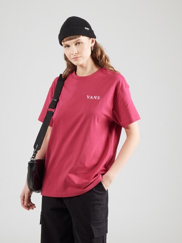 VANS Shirts 'NIGHT ORB' i rød