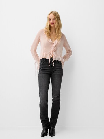 Slimfit Jeans di Bershka in nero