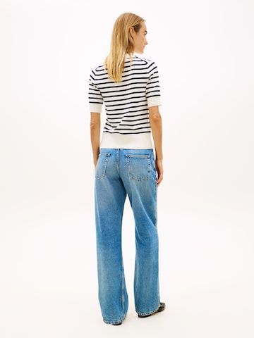 TOMMY HILFIGER Pullover in Weiß