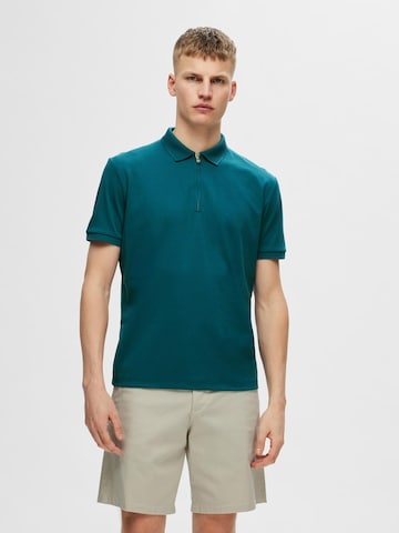 SELECTED HOMME Shirt 'Fave' in Green: front