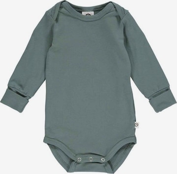 Müsli by GREEN COTTON Romper/Bodysuit 'Langarm' in Green: front