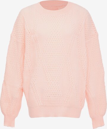 Pull-over BLONDA en rose : devant