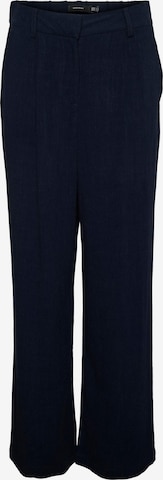 VERO MODA Regular Pleat-front trousers 'VERA' in Blue: front