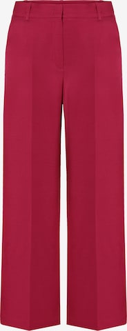 TATUUMWide Leg/ Široke nogavice Hlače 'Masda 1' - crvena boja: prednji dio