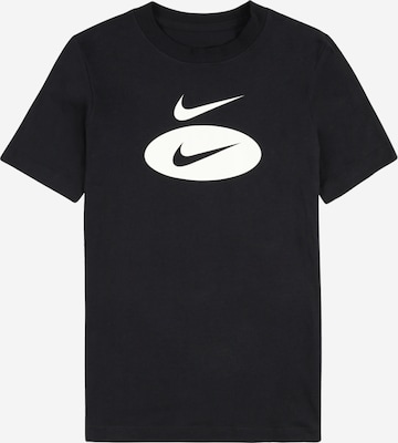 Nike Sportswear Sweatshirt in Black: front