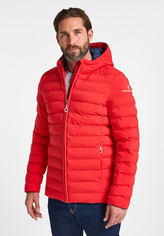 DreiMaster Maritim Winter Jacket in Red: front