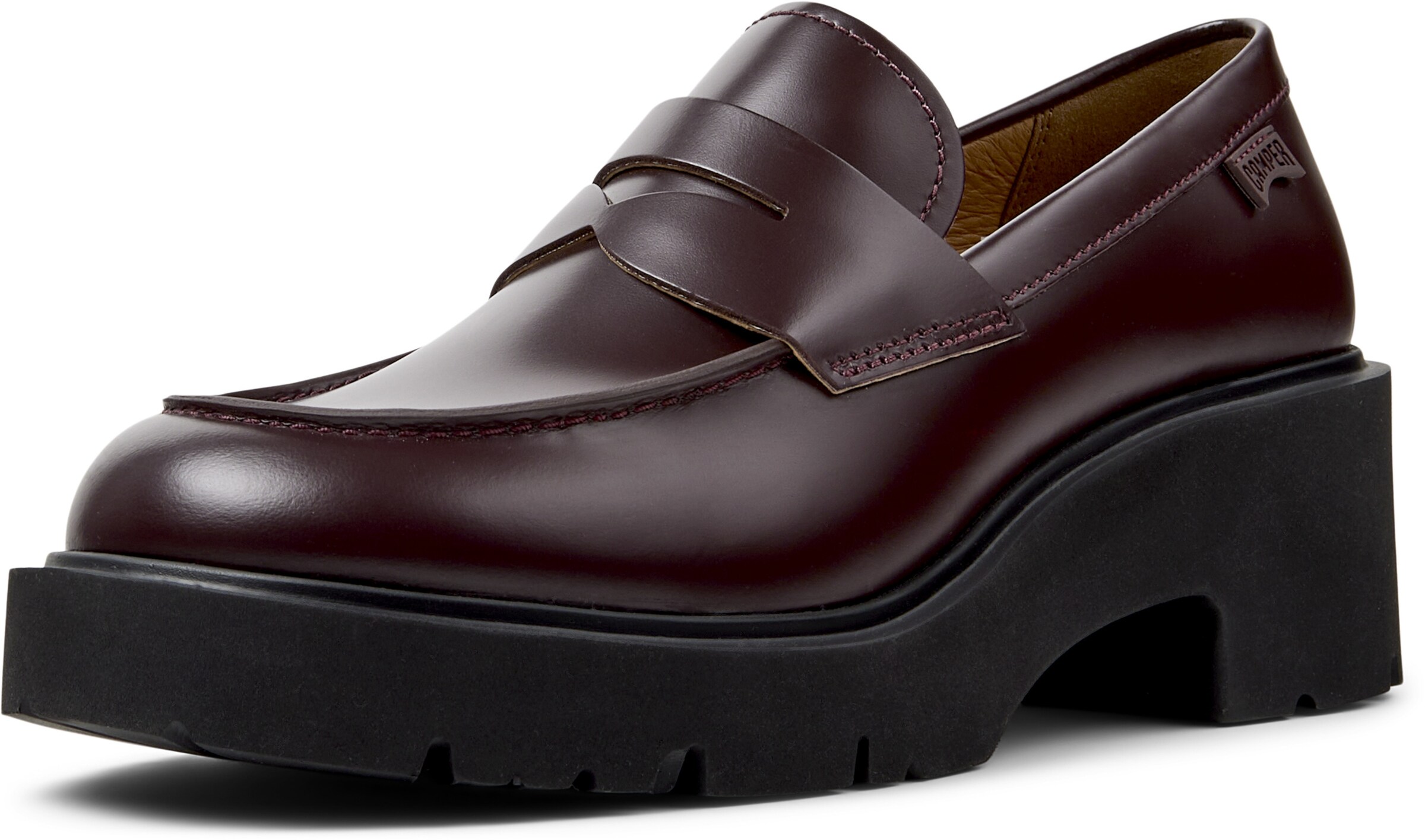 Scarpa stringata 'Milah' di CAMPER in rosso: frontale